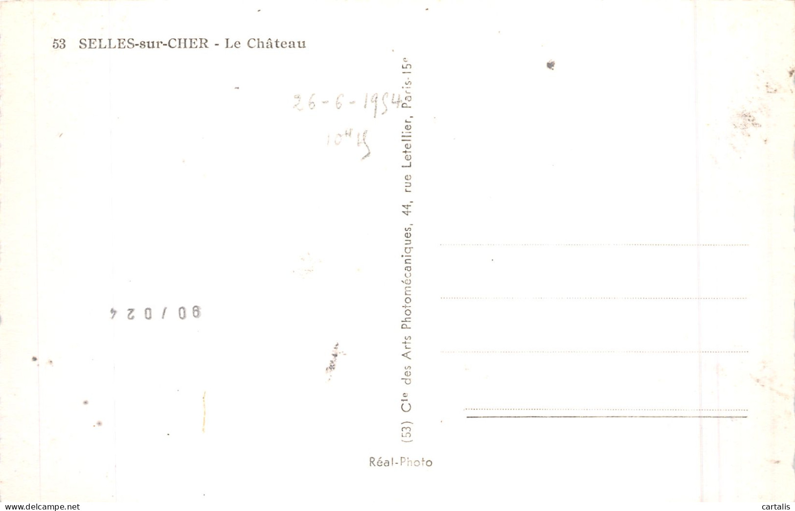 41-SELLES SUR CHER-N°4461-G/0389 - Selles Sur Cher