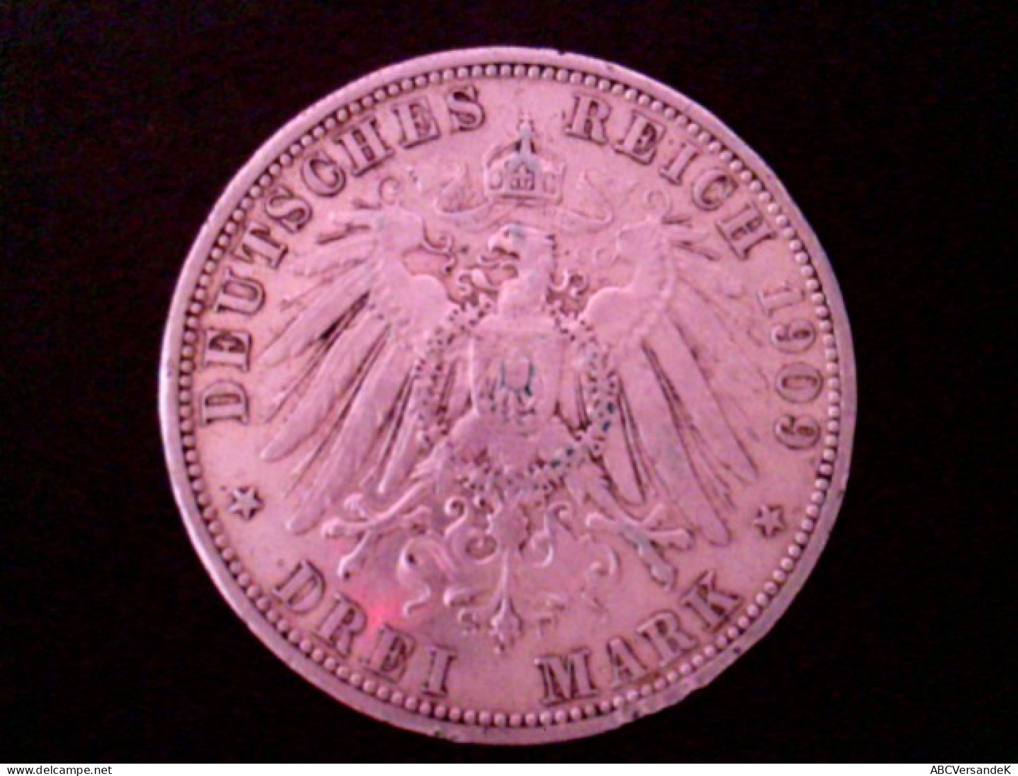 Münze/Medaille: 3 Reichsmark, Wilhelm II, 2 1909 - Numismatics