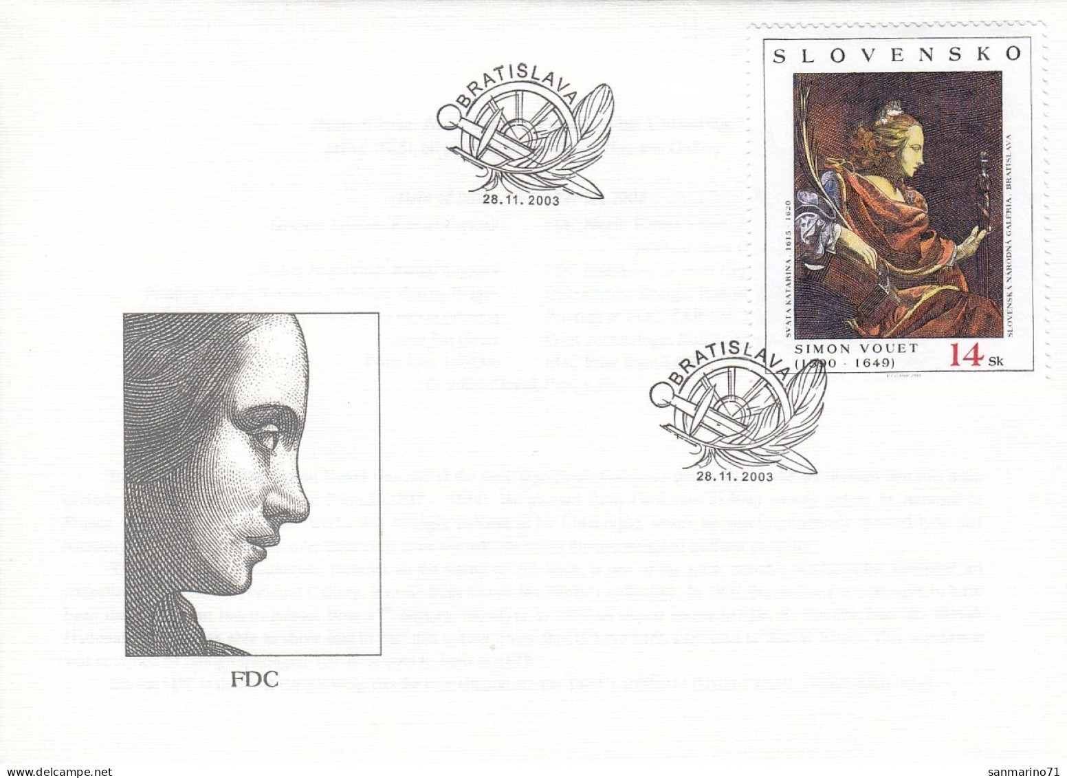 FDC SLOVAKIA 472 - Modern