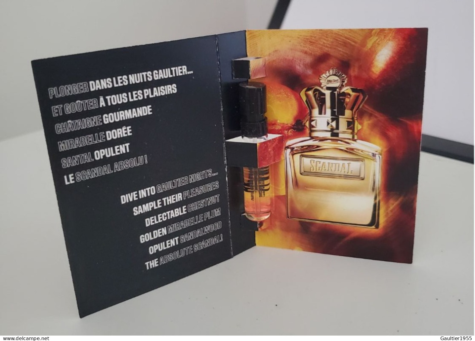 Echantillon Tigette - Perfume Sample - Scandal Absolu De Jean Paul Gaultier - Perfume Samples (testers)