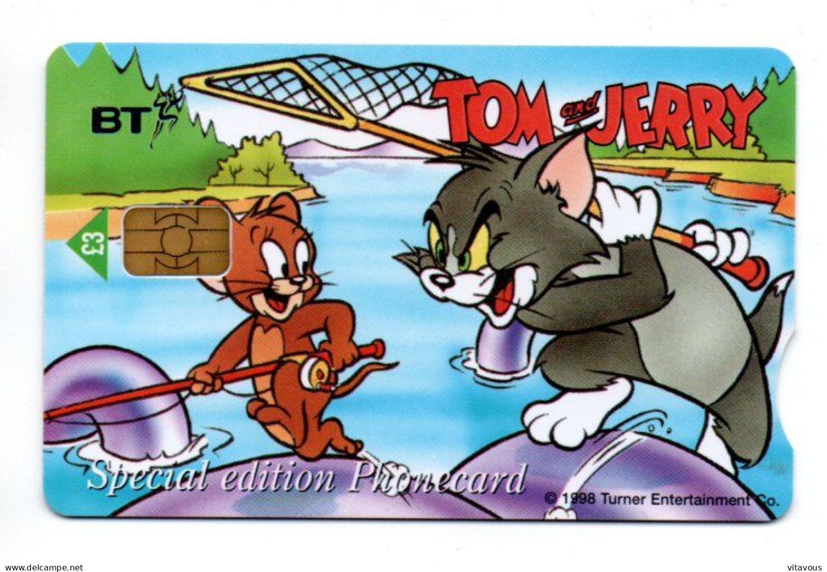 TOM ET JERRY Disney  Film Movie  Télécarte Royaume-Uni Phonecard Telefonkarte   (K 287) - Collezioni