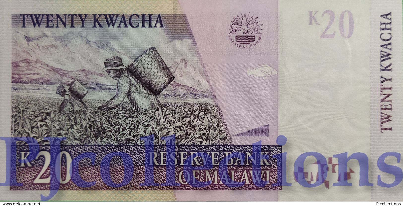 MALAWI 20 KWACHA 1997 PICK 38b UNC - Malawi