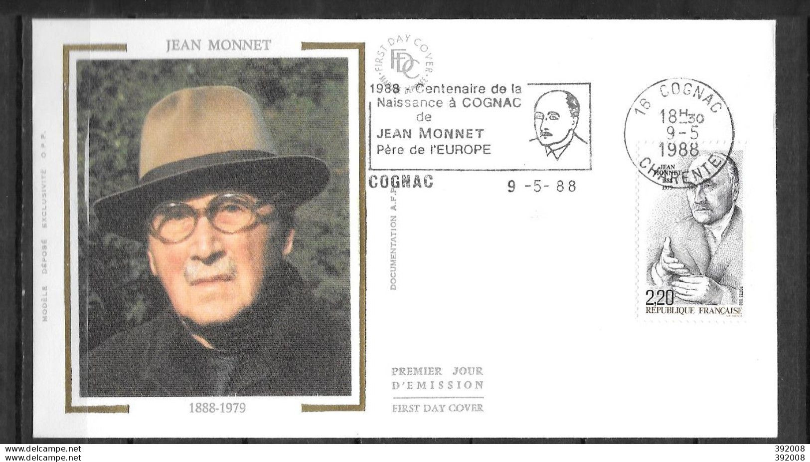 COGNAC - Jean Monnet 1988 - 21 - 1 - Other & Unclassified