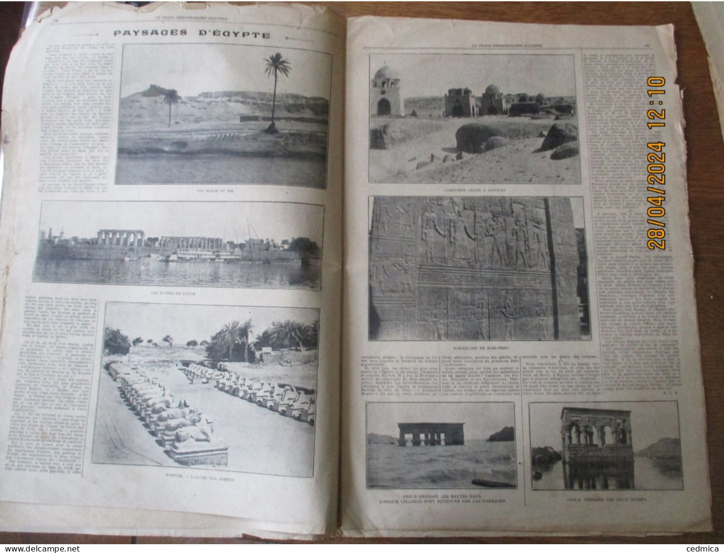 LE GRAND HEBDOMADAIRE ILLUSTRE DU NORD 30 MARS 1924 GRANDE REUNION DE L'ENTENTE REPUBLICAINE A VALENCIENNES,FUNERAILLES - Picardie - Nord-Pas-de-Calais