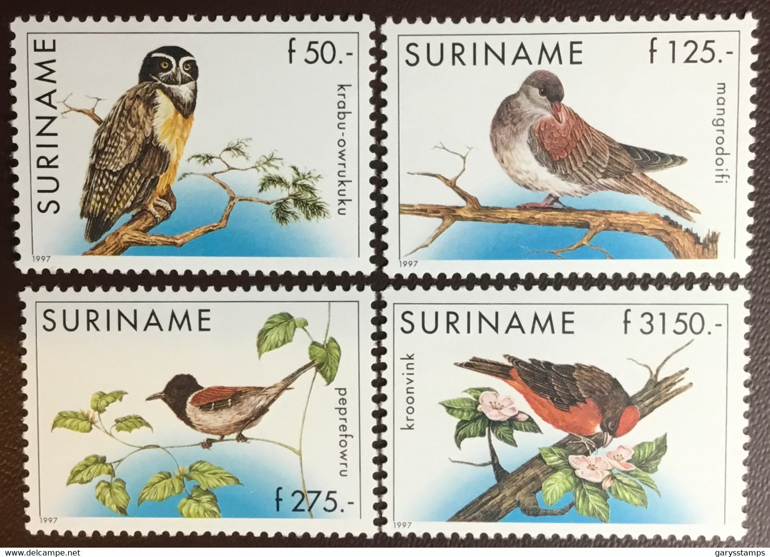 Surinam Suriname 1997 Birds MNH - Sonstige & Ohne Zuordnung