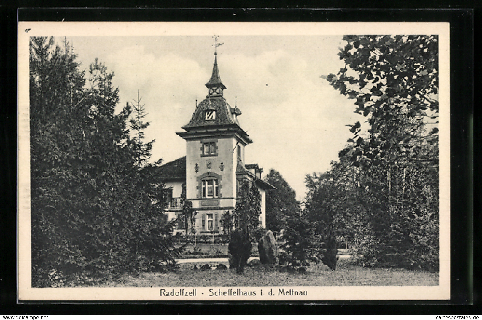 AK Radolfzell, Scheffelhaus I. D. Mettnau  - Radolfzell