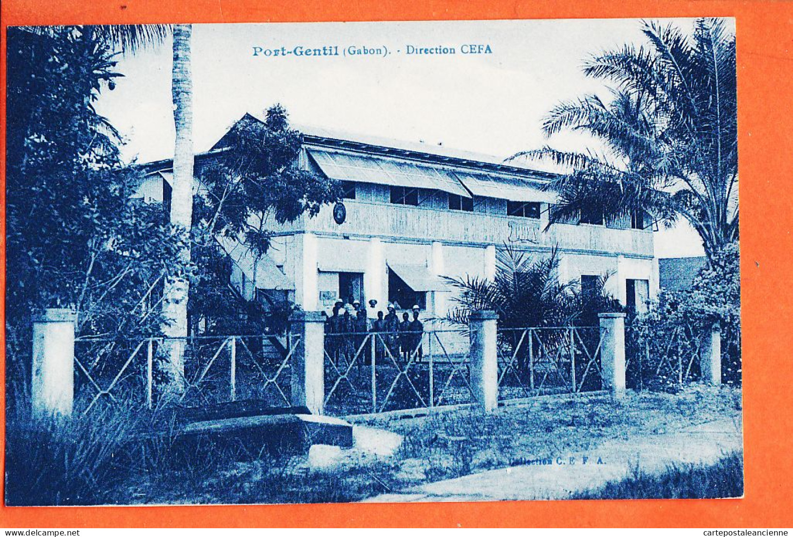10987 / ⭐ PORT-GENTIL Gabon (•◡•) Direction CEFA Compagnie Exploitations Forestières Africaines 1910s ◉ C.E.F.A - Gabon