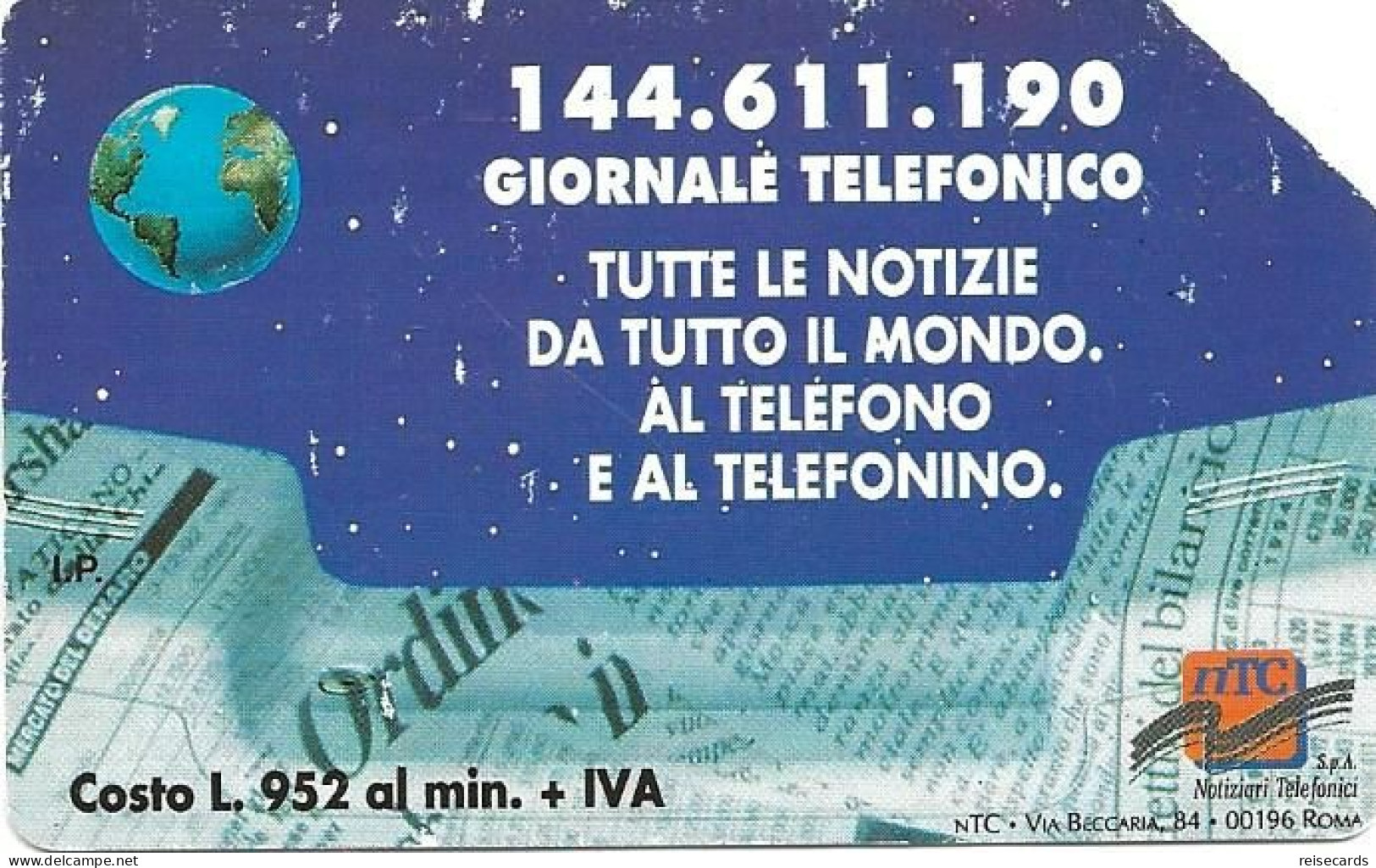 Italy: Telecom Italia - Giornale Telefonico - Publiques Publicitaires