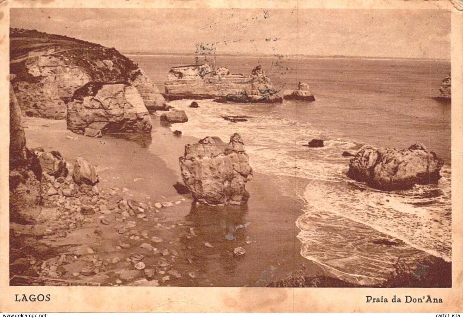 LAGOS - Praia De Don'Ana  ( 2 Scans ) - Faro