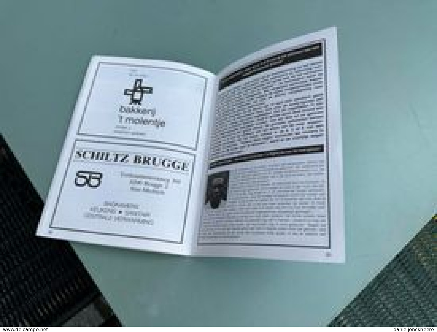 Club Brugge Programma Werder Bremen Beker Der Bekerwinnaars 1992 - Sonstige & Ohne Zuordnung