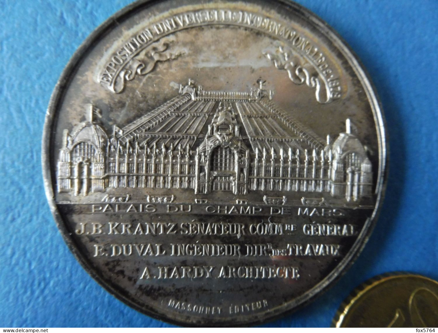 MEDAILLE COMMEMORATIVE / EXPOSITION UNIVERSELLE / ORIGINALE 1878 - France