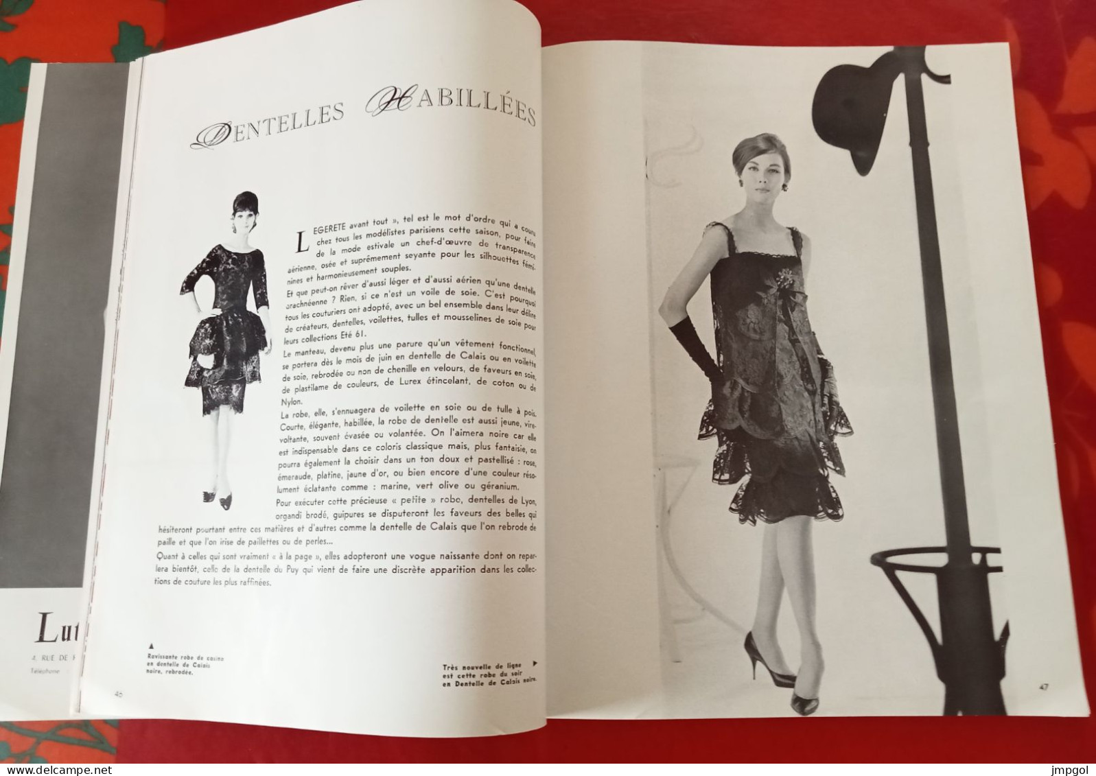Prêt à Porter N°22 Mai 1961 Minou Drouet Martine Carol Tendance Mode Hommes Et Femmes Tailleurs Robes Manteaux - Fashion