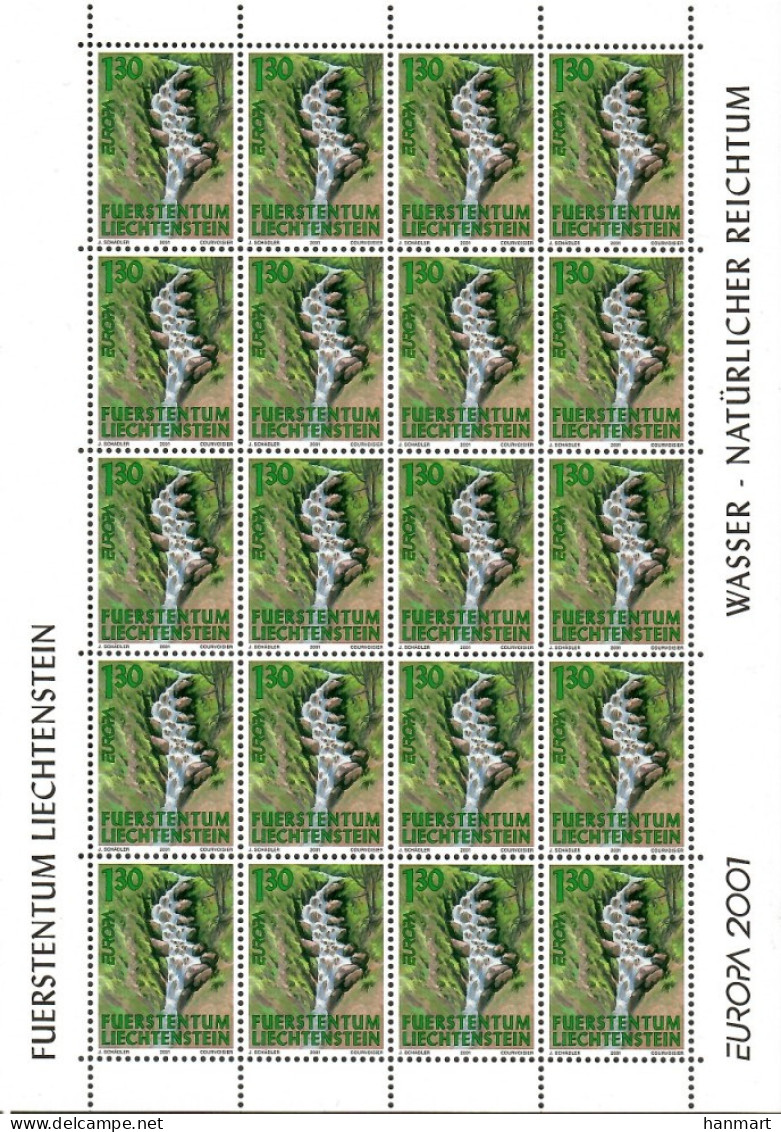 Liechtenstein 2001 Mi Sheet 1255 MNH  (XZE1 LCHark1255) - Andere