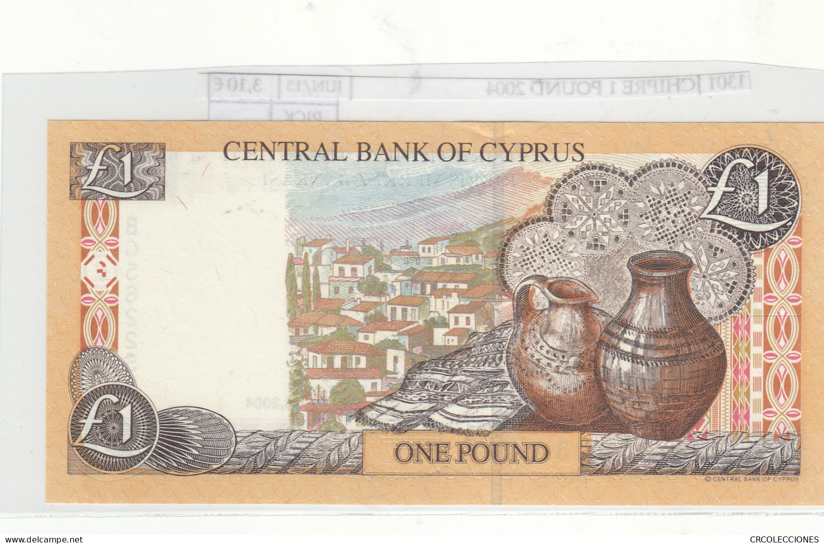 BILLETE CHIPRE 1 POUND 2004 P-60d  - Autres - Europe