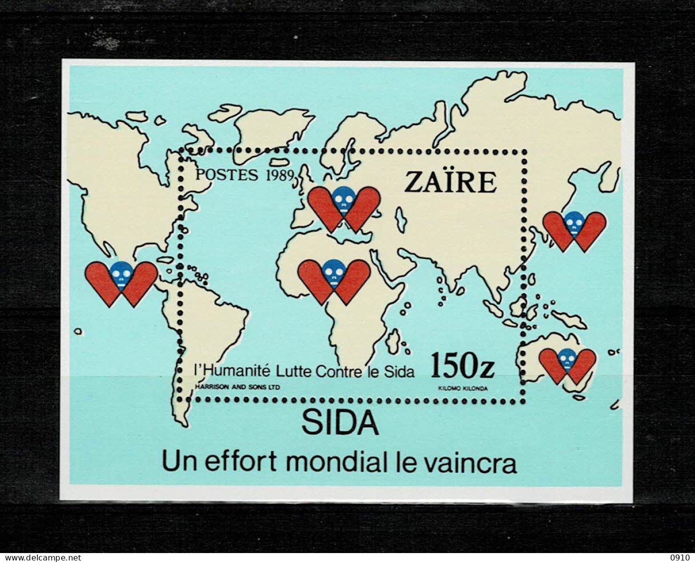 BL66-STRIJD TEGEN AIDS-XX - Unused Stamps