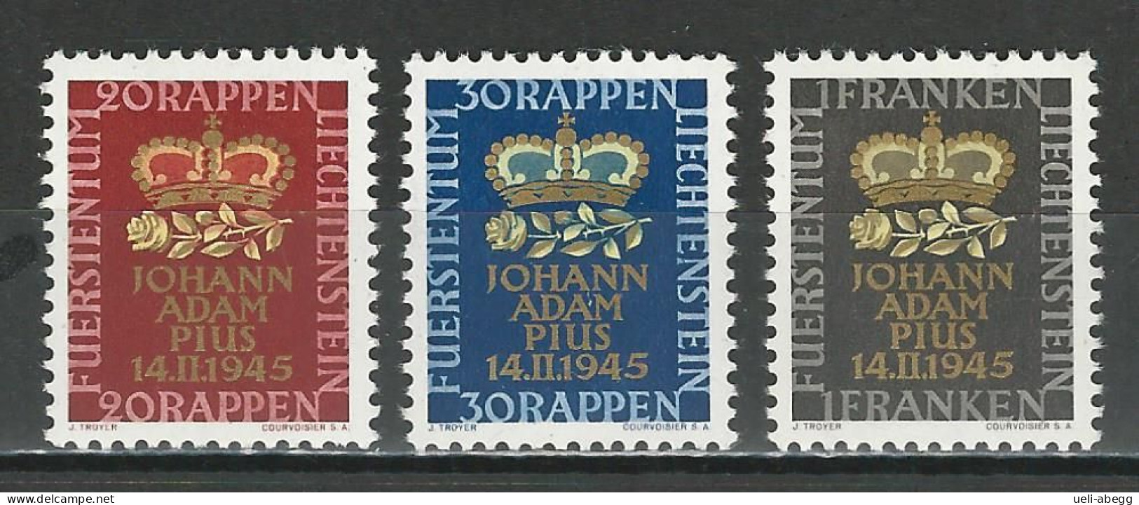 SBK 207-09, Mi 240-42  ** MNH - Ungebraucht