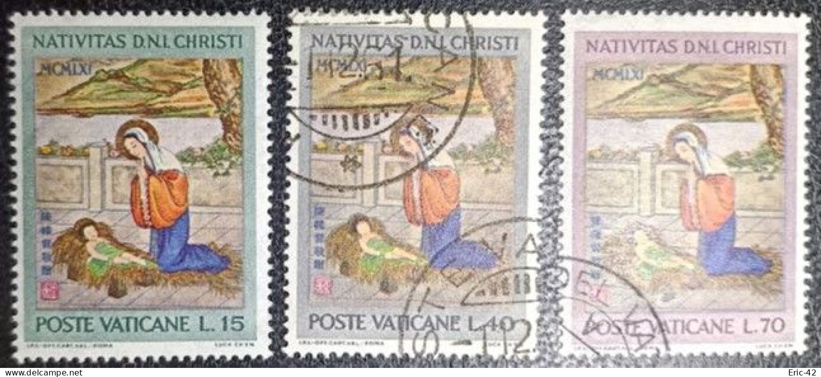 VATICAN. Y&T N°341/343. USED. - Gebruikt