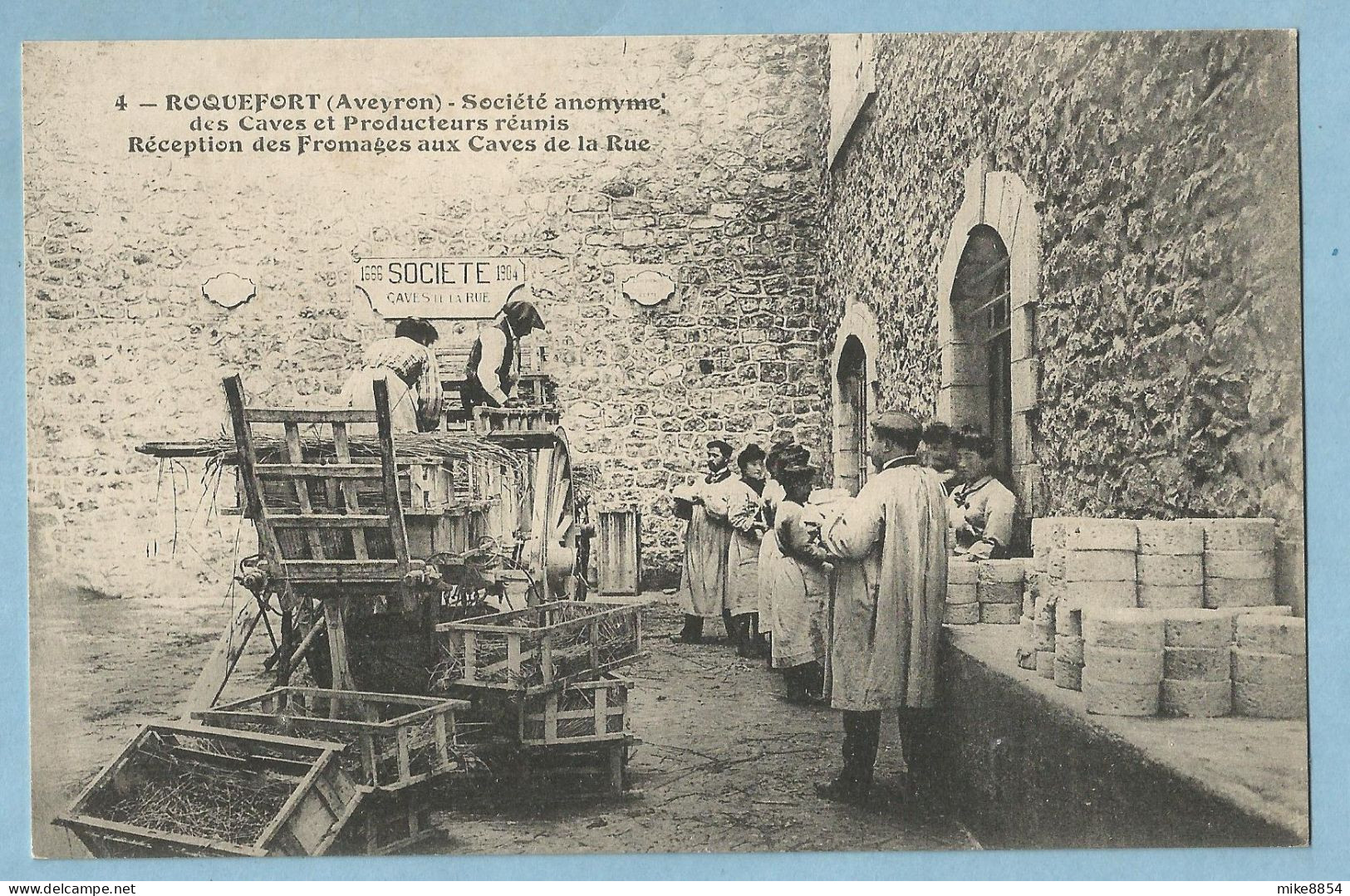 2189 CPA  ROQUEFORT (Aveyron) Société Anonyme Des Caves Et Producteurs Réunis - Réception Des Fromages Aux Caves De La R - Roquefort