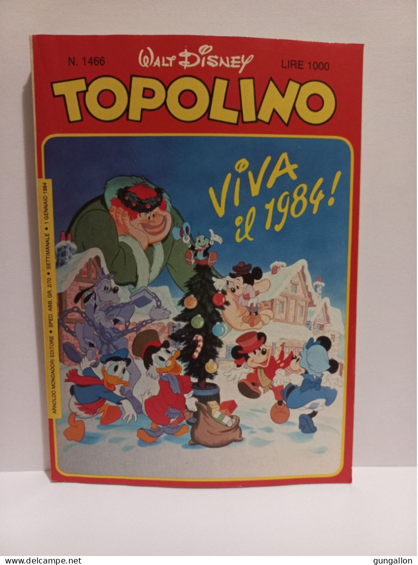 Topolino (Mondadori 1984) N. 1466 - Disney