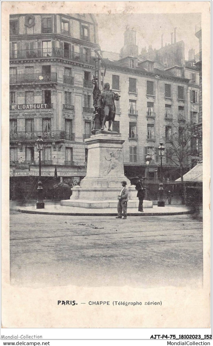 AJTP4-75-0489 - PARIS - Chappe  - Statues