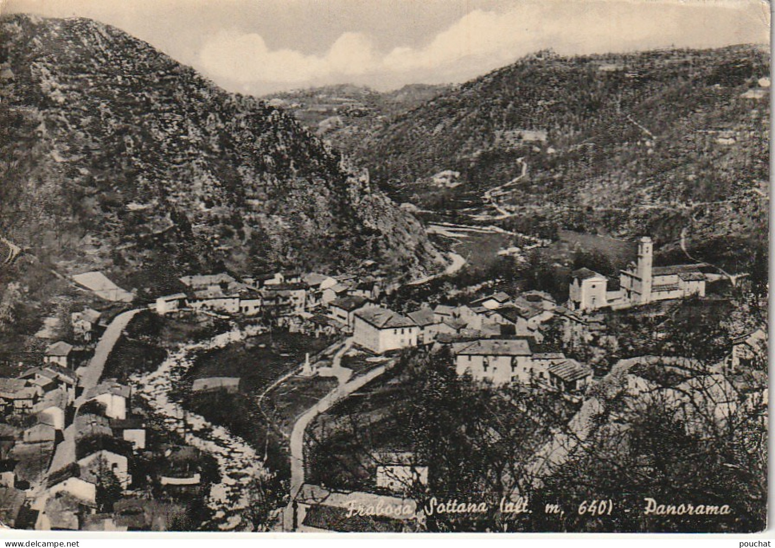 XXX - FABROSA SOTTANA ( ITALIA )- PANORAMA - 2 SCANS - Cuneo