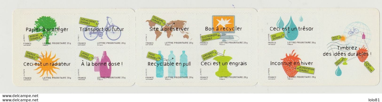 France Carnet N° BC4205 ** Timbres Des Idées Durables - Other & Unclassified