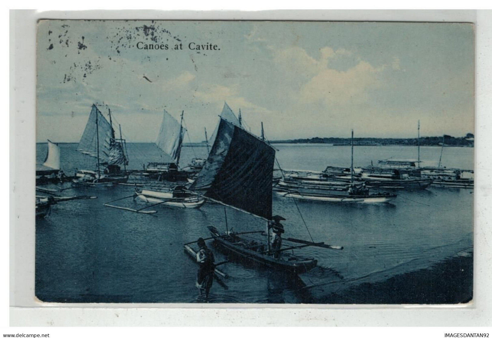 PHILIPPINES FILIPINAS #17873 CANOES AT CAVITE - Philippines