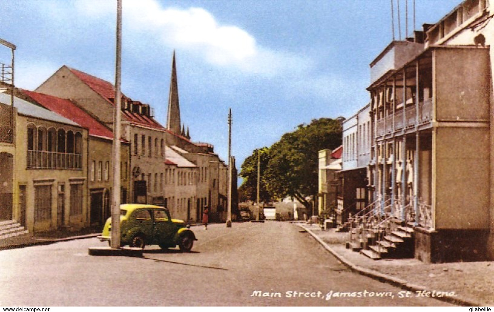 SAINTE HELENE - SAINT HELENA - main street - gamestown