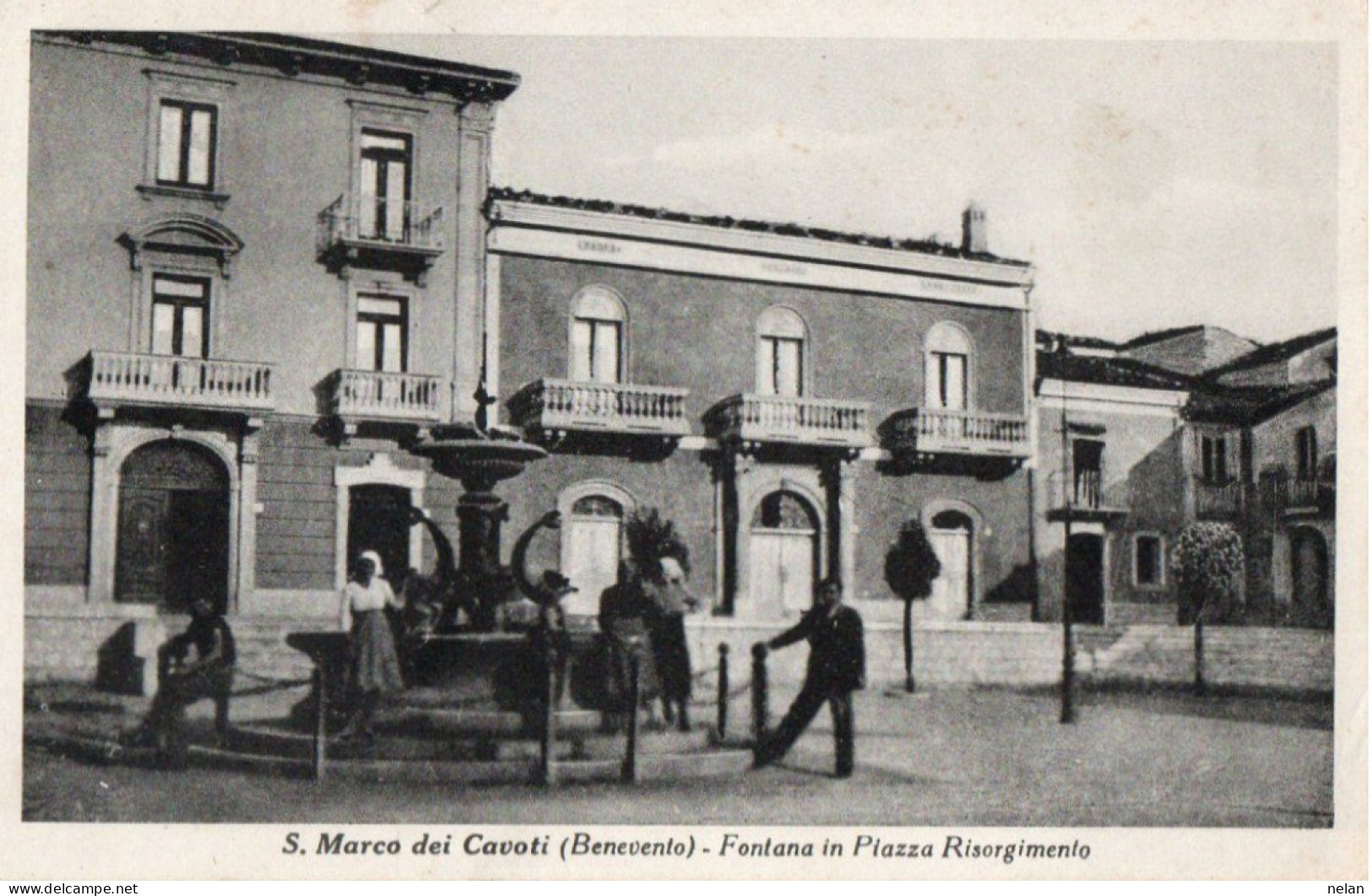 S. MARCO DEI CAVOTI - FONTANA IN PIAZZA RISORGIMENTO - F.P. - Benevento