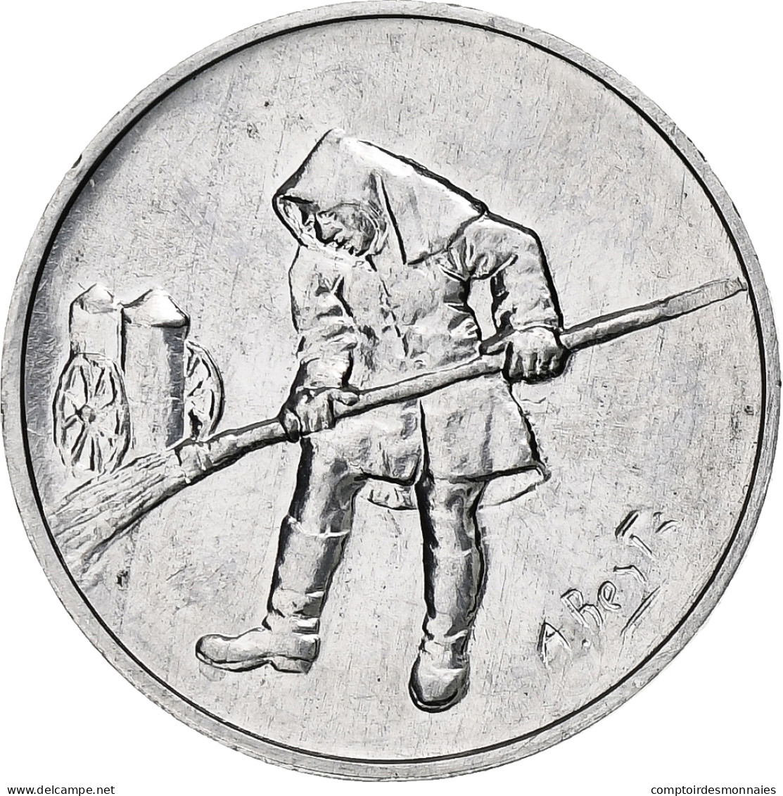 Saint Marin , 5 Lire, Work Life, 1978, Rome, BU, Aluminium, SPL, KM:78 - San Marino