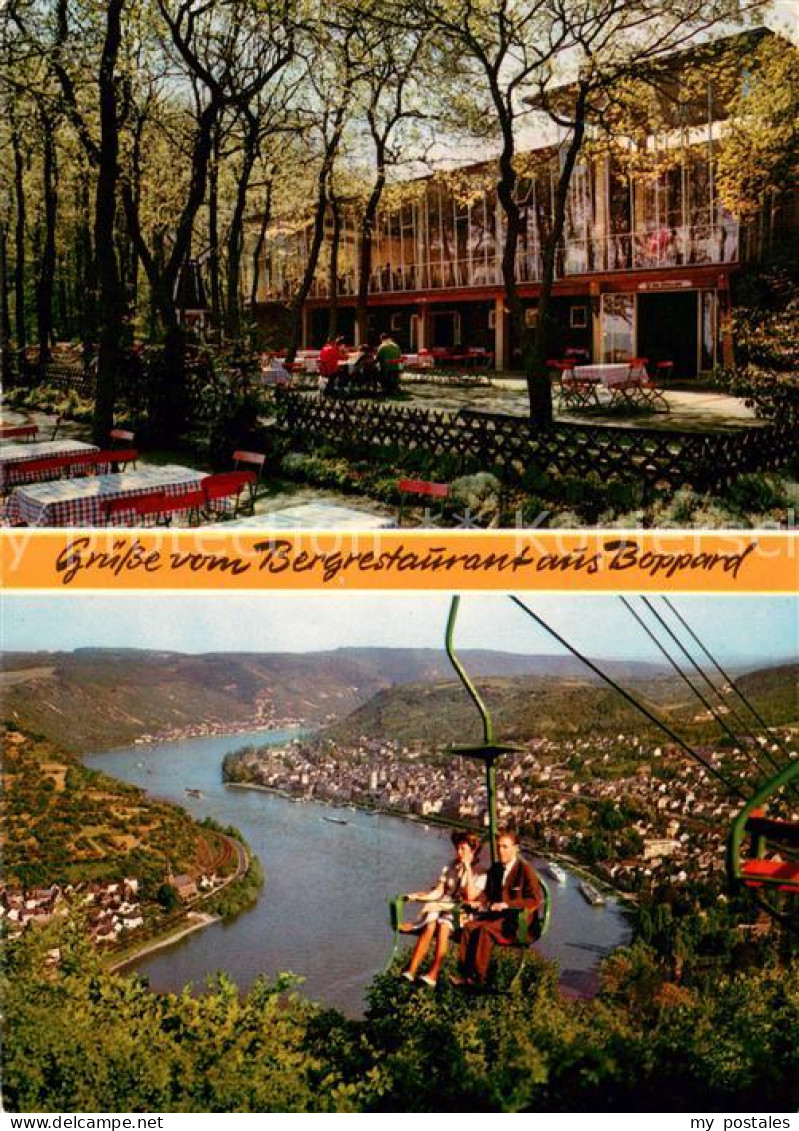 73654063 Boppard Rhein Bergrestaurant Und Cafe Gedeonseck Rheinschleife Sesselli - Boppard