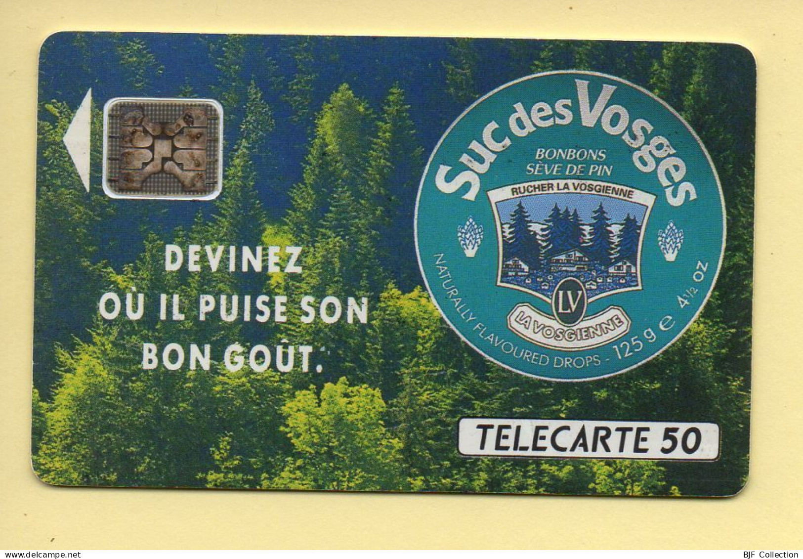 Télécarte 1992 : SUC DES VOSGES / 50 Unités / Numéro 44709 / 12-92 (voir Puce Et Numéro Au Dos) - 1992