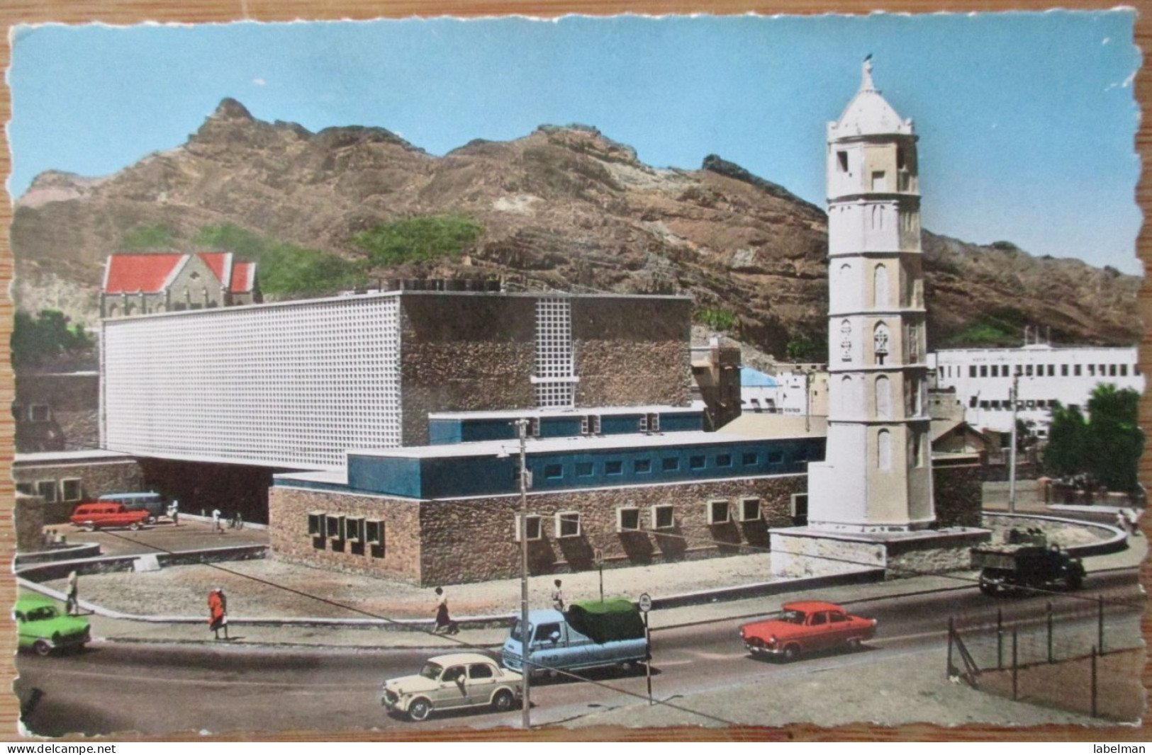 YEMEN ADEN OLD MINARET CRATER CARTE POSTALE PHOTO POSTCARD CARD CP PC AK ANSICHTSKARTE CARTOLINA POSTKARTE - Yémen