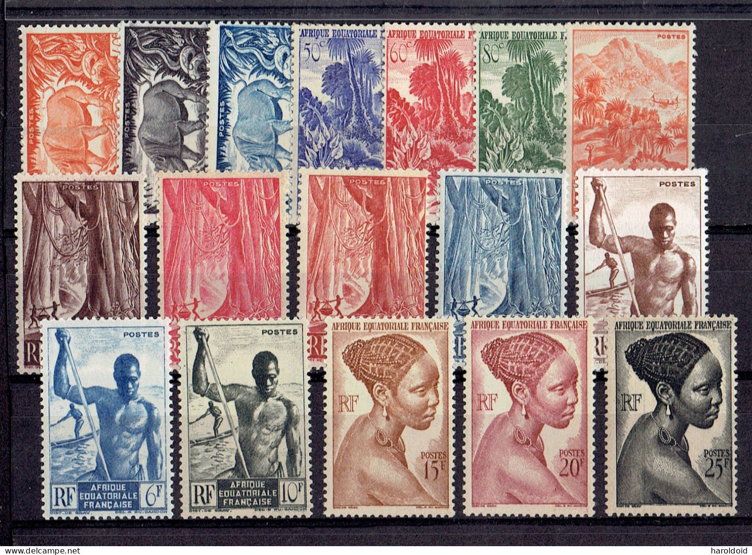 AEF - N°208/226 ** MNH - Ongebruikt