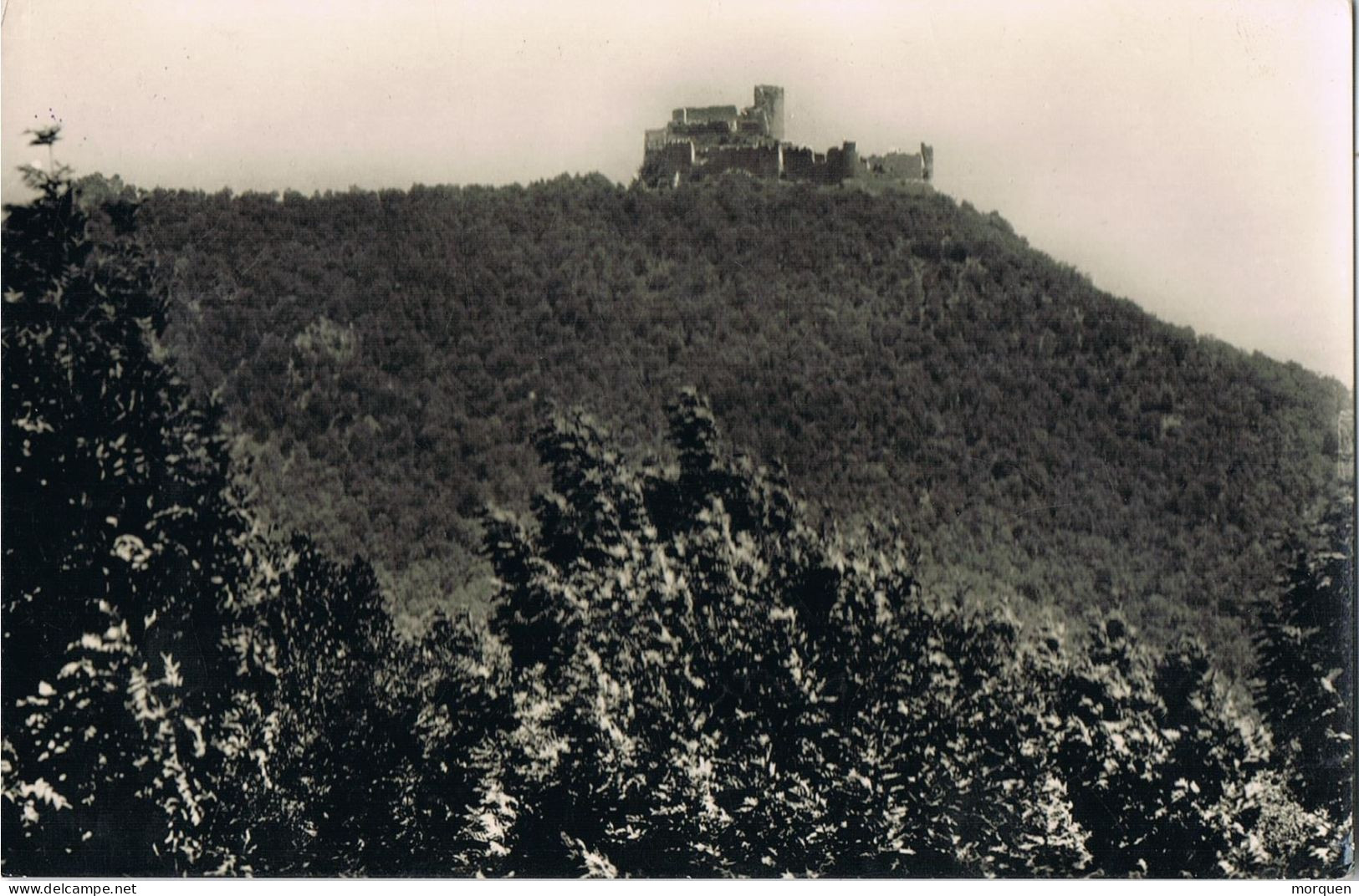 54941. Postal RIELLS (Gerona) 1967. Vista Desde Hostal Bell-Lloch Del Castell De MONSOLIU - Storia Postale