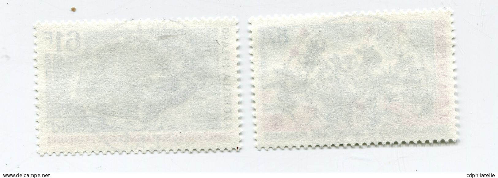 T. A. A. F. N°52 / 53 O  FLORE - Used Stamps