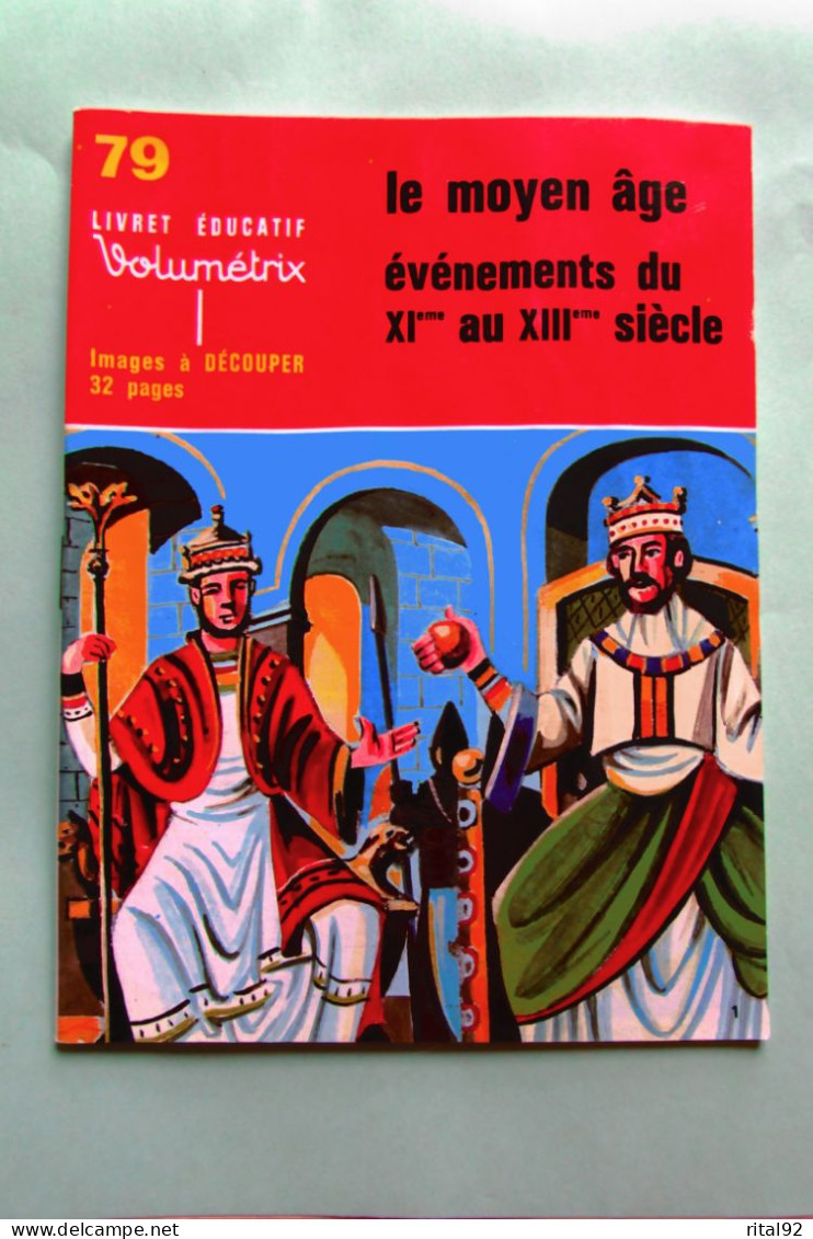 VOLUMETRIX - Livret Educatif Images à Découper - Edition 1979 - Didactische Kaarten