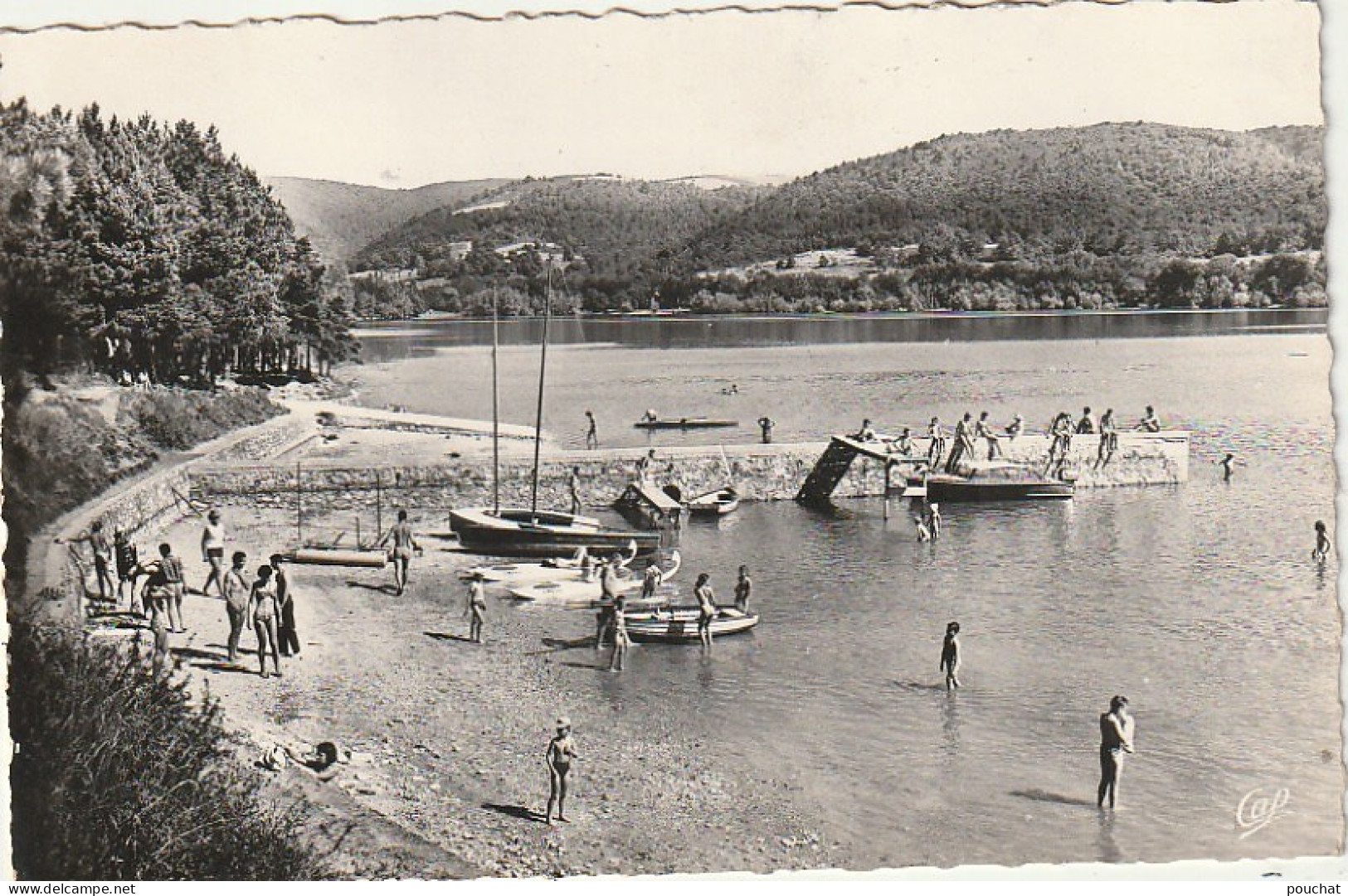 ZY 45-(31) ST FERREOL - LA PLAGE - ANIMATION  - 2 SCANS - Saint Ferreol