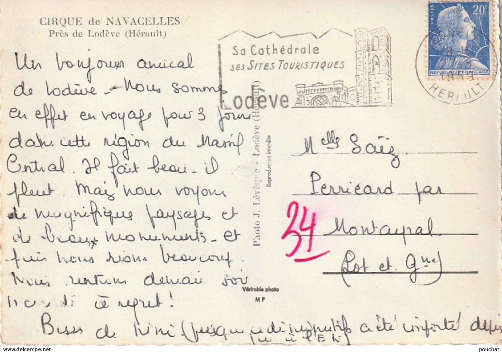 ZY 49-(34) CIRQUE DE NAVACELLES , PRES DE LODEVE - VUE AERIENNE - 2 SCANS - Lodeve