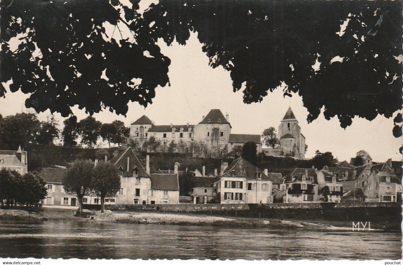 ZY 51-(36) LE BLANC - LE CHATEAU ET LE QUAI AUBEPIN - 2 SCANS - Le Blanc