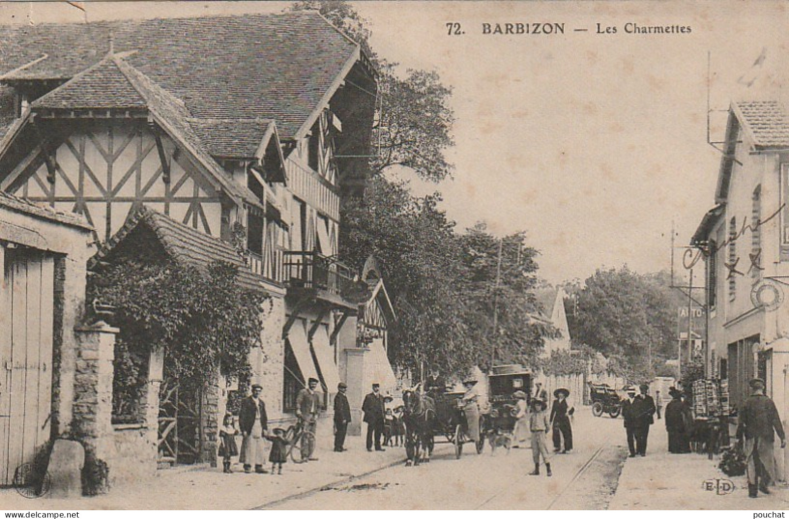 ZY 115-(77) BARBIZON - LES CHARMETTES - ANIMATION - 2 SCANS - Barbizon