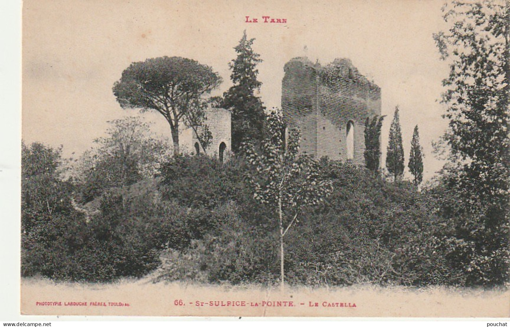 ZY 119-(81) ST SULPICE LA POINTE - LE CASTELLA - 2 SCANS - Saint Sulpice