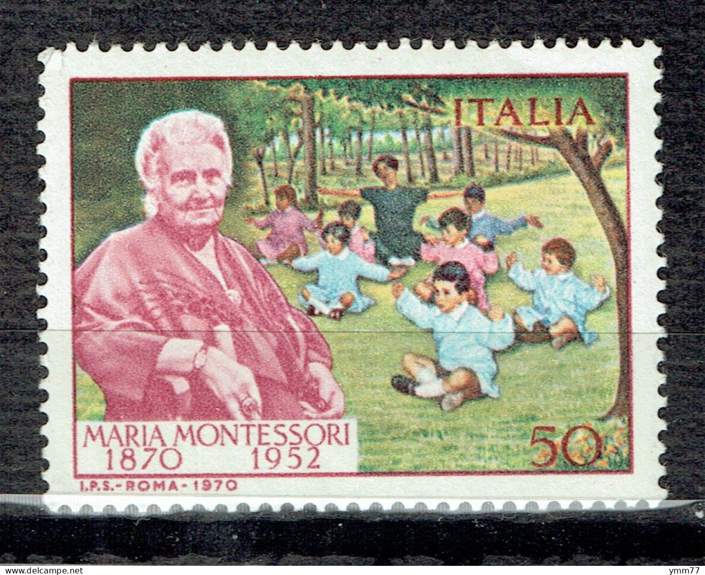 Centenaire De La Naissance De Maria Montessori, Pédagogue - 1961-70: Neufs