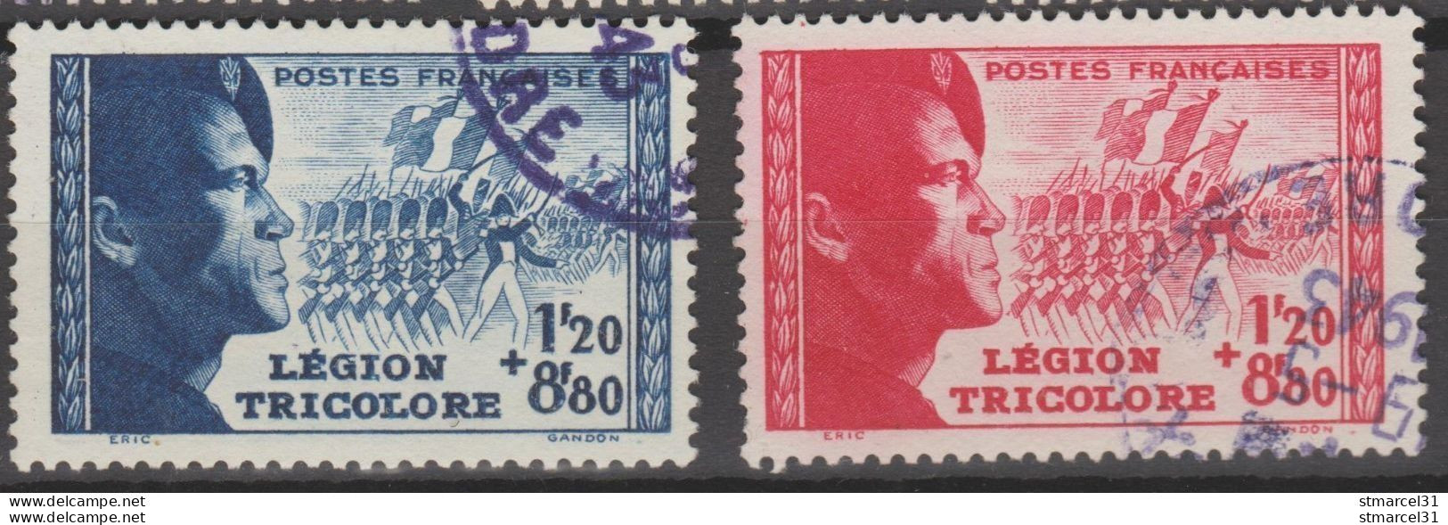 EN OBLITERATIONS De LUXE Paire N°565 à 566 TBE Cote 22€ - Used Stamps
