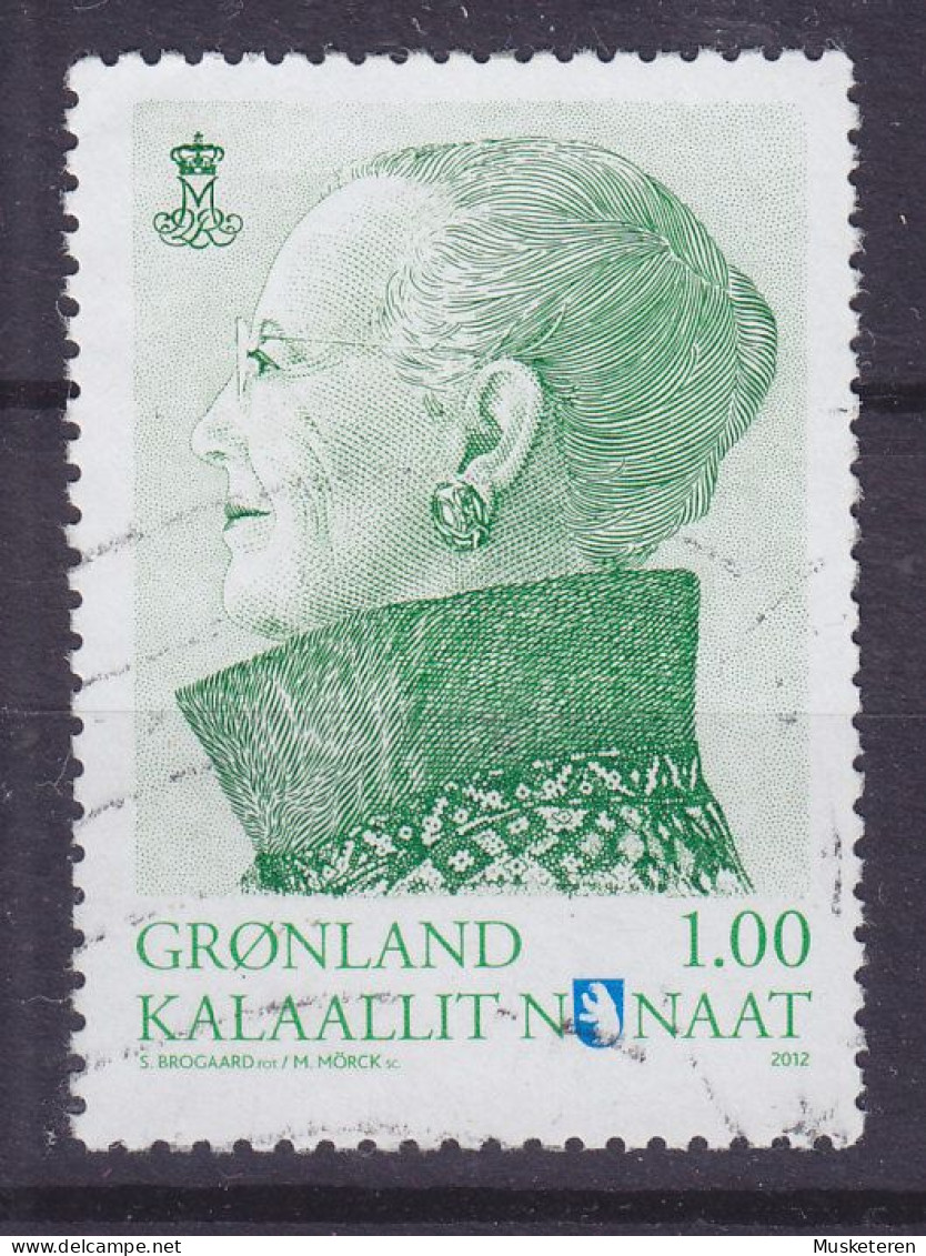 Greenland 2012 Mi. 624, 1.00 Kr. Königin Queen Margrethe II. - Gebruikt