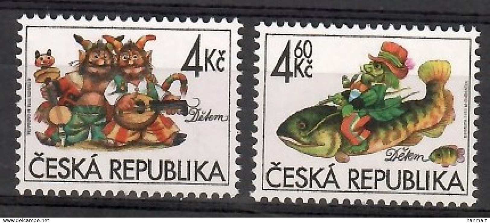 Czech Republic 1998 Mi 187-188 MNH  (ZE4 CZR187-188) - Verhalen, Fabels En Legenden