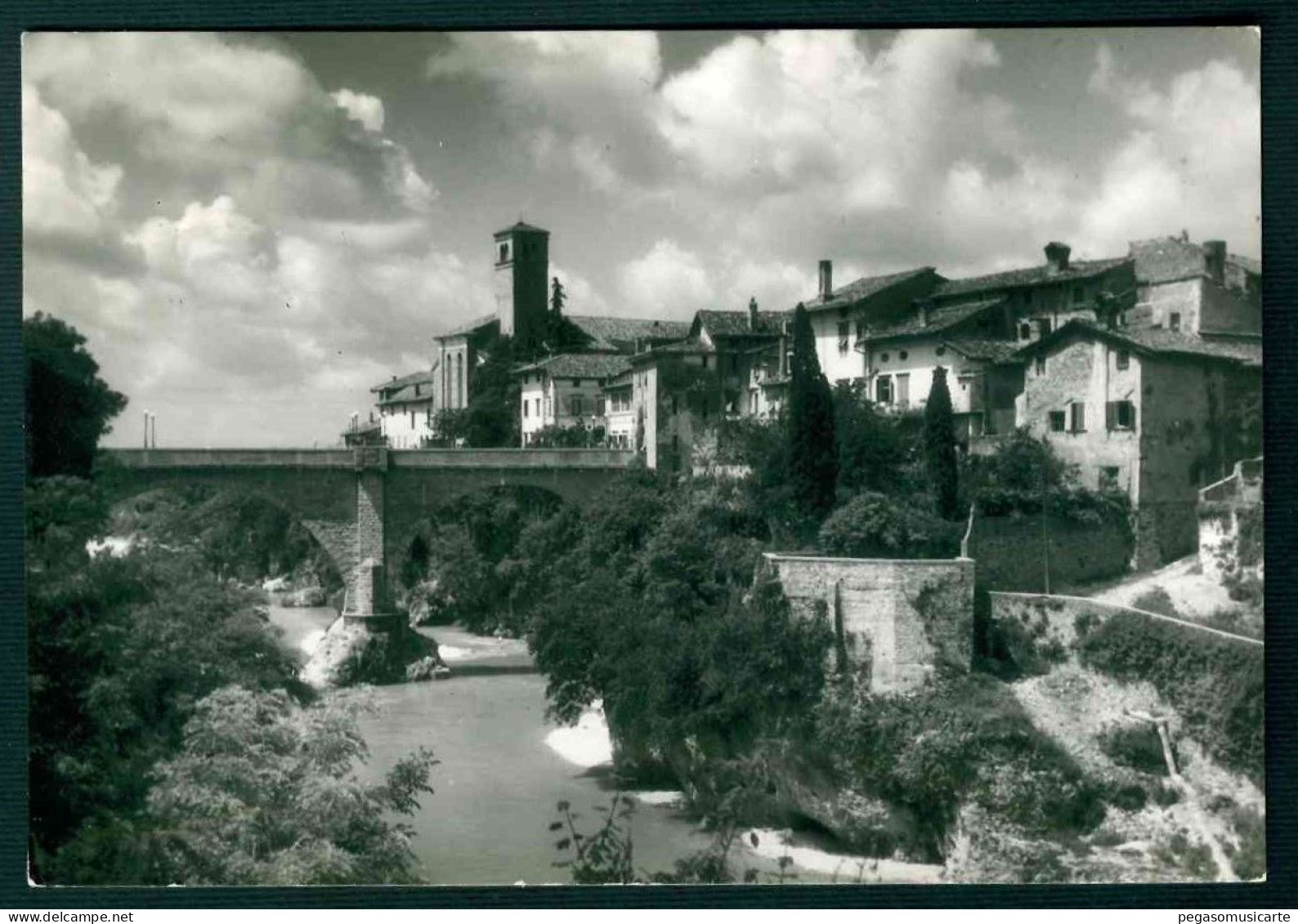 BF152 CIVIDALE DEL FRIULI - PONTE DEL DIAVOLO SUL FIUME NATISONE - UDINE 1951 - Other & Unclassified