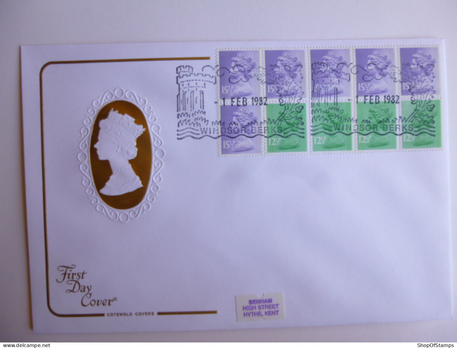 GREAT BRITAIN SG DEFINITIVES ISSUE DATED  01.02.82 FDC  - Non Classés