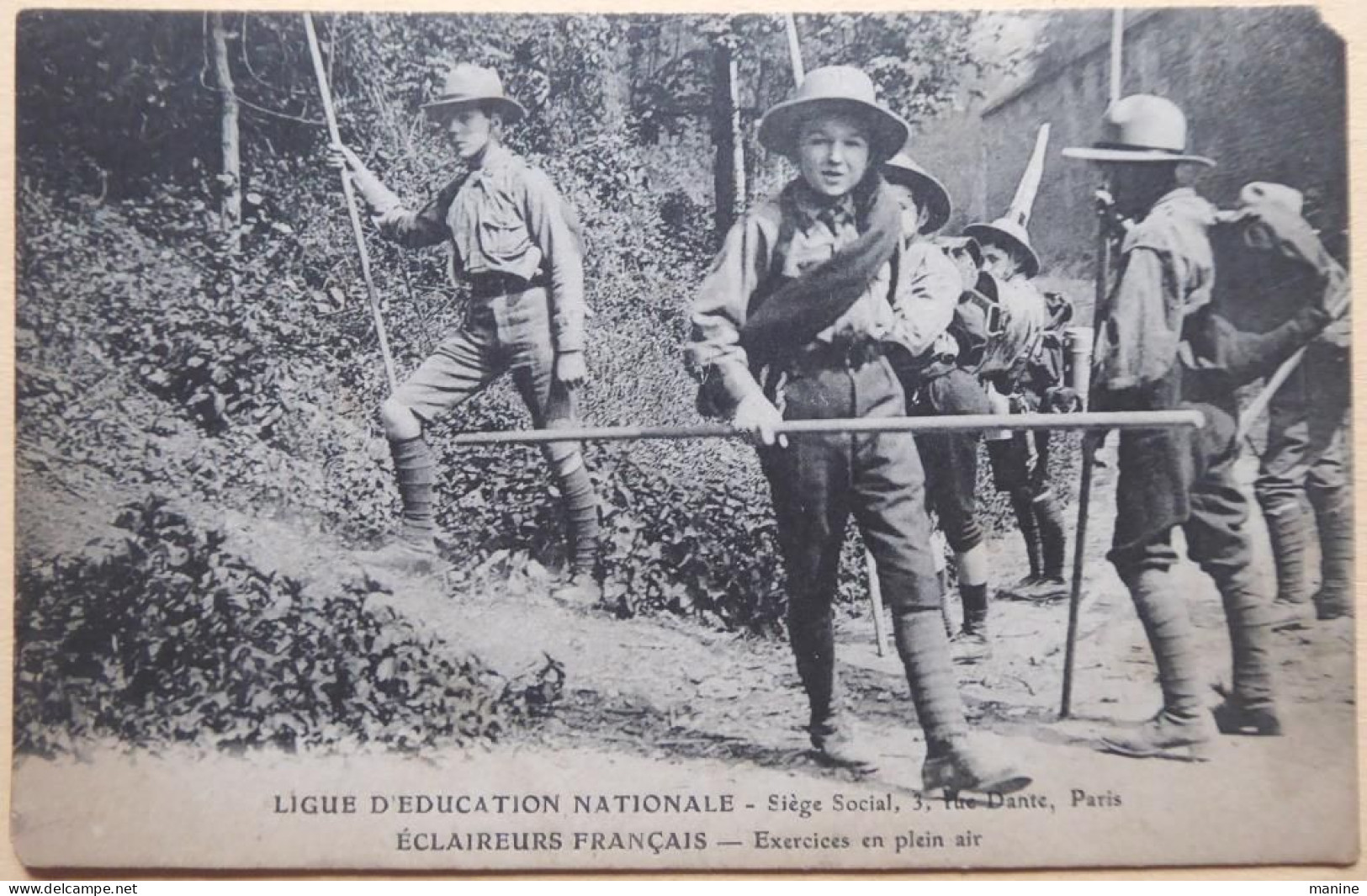 ECLAIREURS FRANCAIS - Exercices En Plein Air - Ligue D'éducation Nationale - Voir état - Scouting