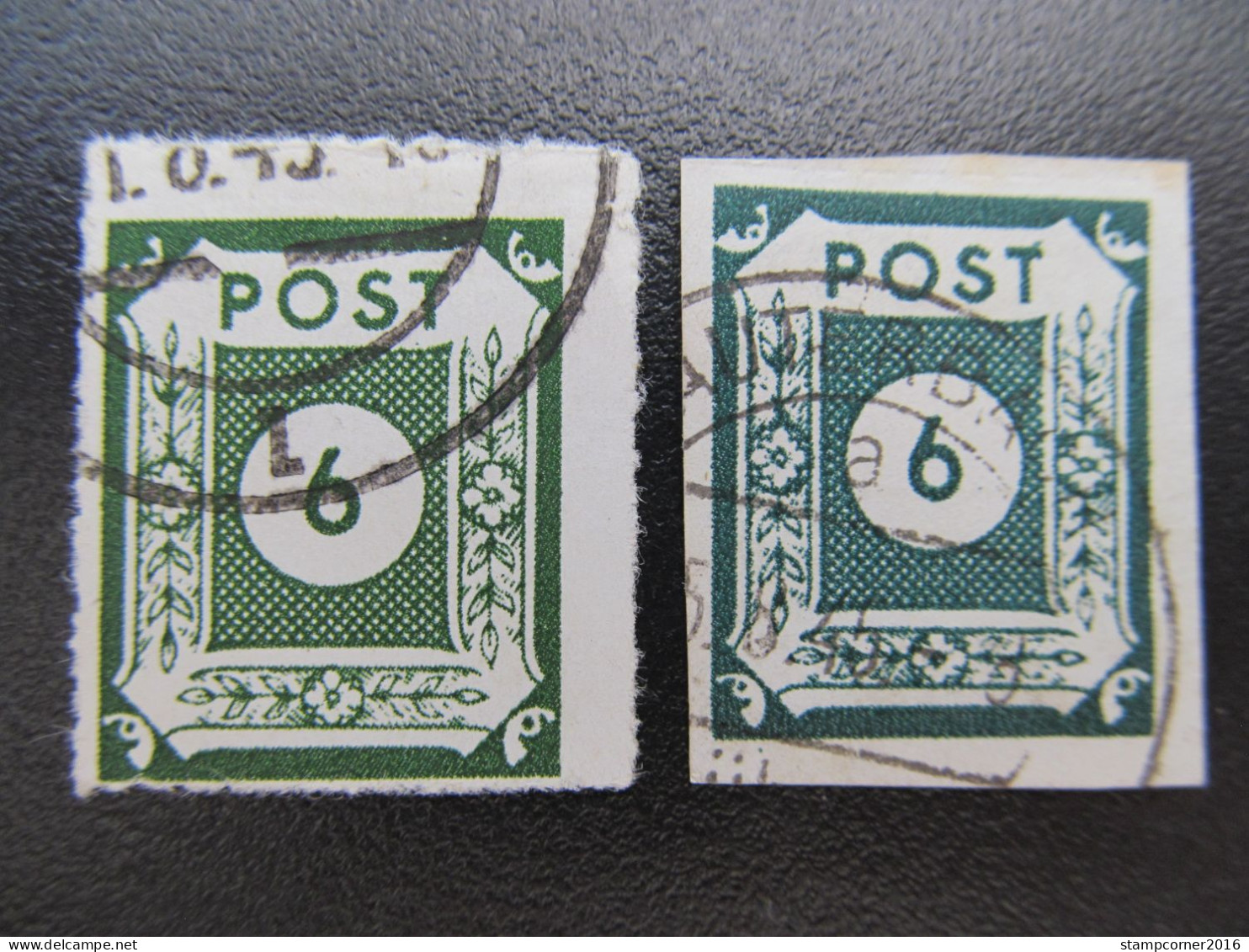 SBZ Nr. 43BIIa+b, 1945, Gestempelt, BPP Geprüft, Mi 42€ *DEK111* - Ungebraucht